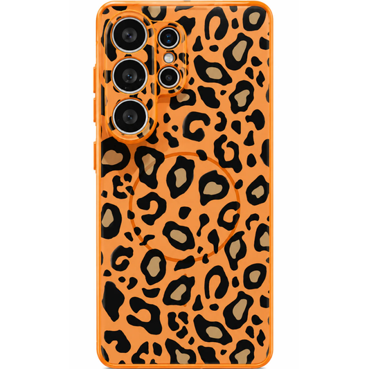 Leopard Magnetic Phone Case For Samsung Galaxy