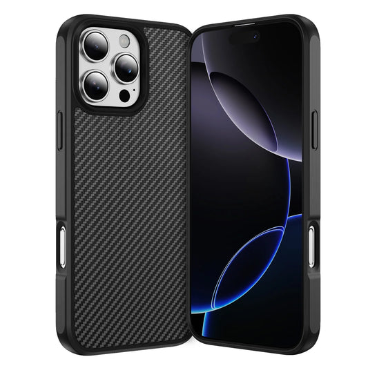 Carbon Fiber Texture Matte Case For iPhone