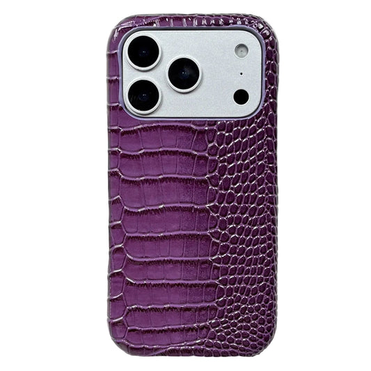 Leather Crocodile Skin Case For iPhone