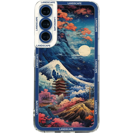 Soft Cover in Japanese Landscape Phone Case for Samsung Galaxy