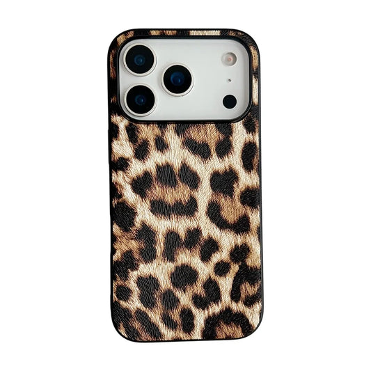Leopard Snakeskin Crocodile Leather Cover For iPhone | Animal Print & Textured Phone Case