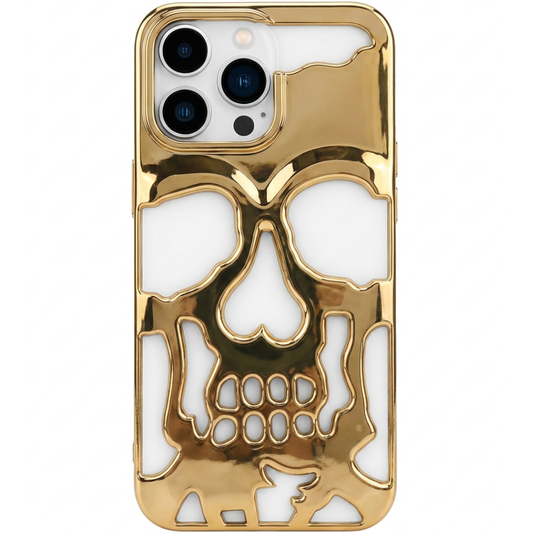 Cool Skull Ghostface Hollow Cooling Case for iPhone | Plating Finish Breathable Back Cover