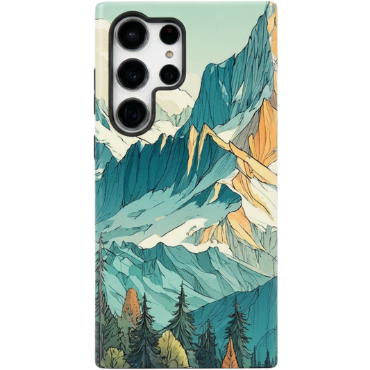 Classic Mountain Pattern Case For Samsung Galaxy