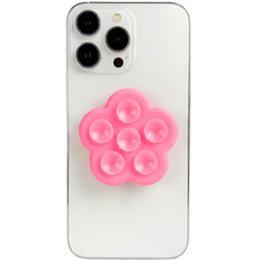 Flower Shaped Silicone Suction Cup Phone with Grip Tok Mount Holder