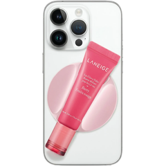 Magnetic Lip Gloss Holder | 2-in-1 Silicone Lipstick Phone Grip with Built-in Mirror | Makeup Stand Bracket