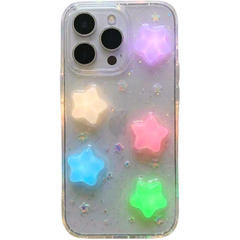 Glowing Celestial Star Clear Case Collection for iPhone