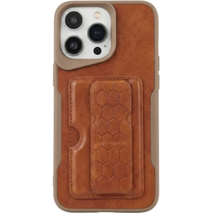 Business Leather Texture with Card Holder Slot and Stand Phone Case For iPhone