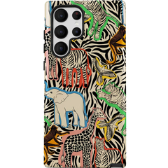 Safari Pattern Samsung Case with Hard Acrylic Back Cover
