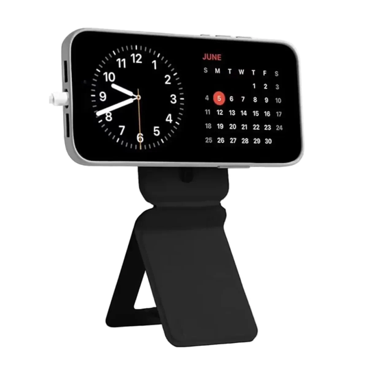 Magnetic Phone Tripod Stand for iPhone | 2-in-1 MagSafe Invisible Selfie Stick | Shockproof Adjustable Angle Extension Pole