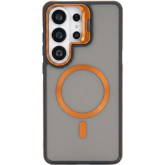 Flip Metal Lens Holder Case for Samsung Galaxy