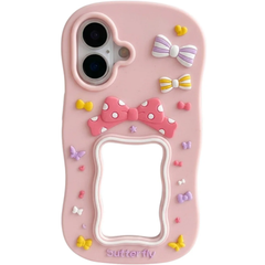 Cute Bow Mirror Phone Case For iPhone