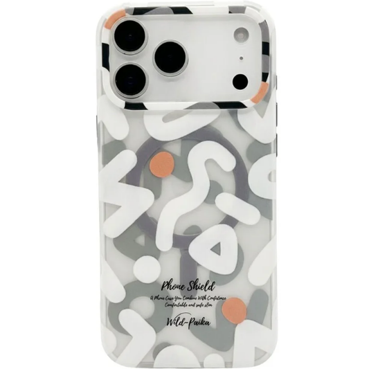 MagSafe Graffiti Pattern Case For iPhone