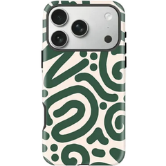 Green Stripe Magnetic Phone Case For iPhone