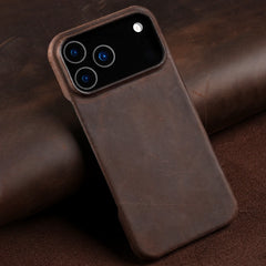 Retro Cowhide Phone Case for iPhone | Leather Phone Cover