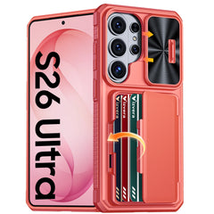 Rugged Full Body Wallet Case For Samsung Galaxy S26 Ultra | 4-Card Holder | Camera Shield | Kickstand