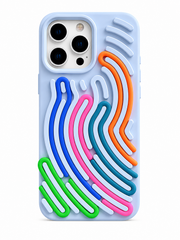 Silicone Building Block Jigsaw Puzzle Case For iPhone | Fidget Anxiety Stress Therapy Phone Cover