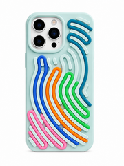 Silicone Building Block Jigsaw Puzzle Case For iPhone | Fidget Anxiety Stress Therapy Phone Cover
