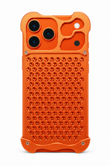 Honeycomb Metal Aluminum Alloy Heat Dissipation Bumper Phone Case for iPhone