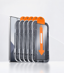 (Pack of 3) Privacy Tempered Glass with Installation Kit for Samsung Galaxy