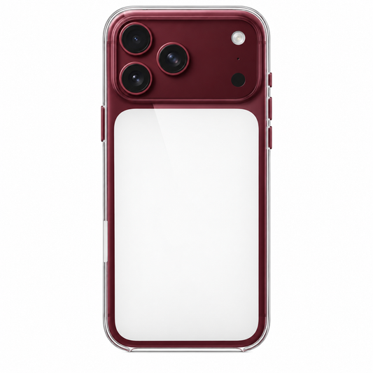 Transparent White MagSafe Case for iPhone