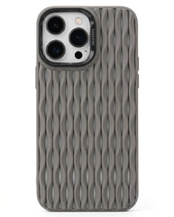 Breathable Heat Mesh Woven Pattern Silicone Case For iPhone | Cooling Shockproof Soft Cover