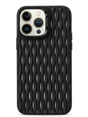 Breathable Heat Mesh Woven Pattern Silicone Case For iPhone | Cooling Shockproof Soft Cover