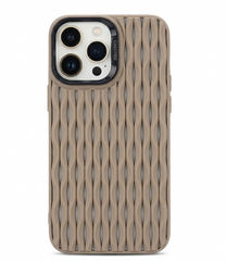 Breathable Heat Mesh Woven Pattern Silicone Case For iPhone | Cooling Shockproof Soft Cover