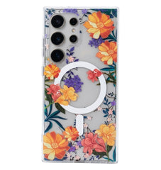 Multicolor Flower Case for Samsung Galaxy | Transparent Cover