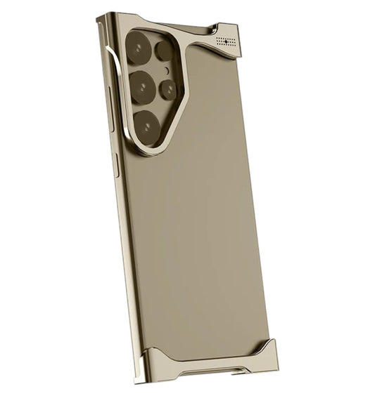 Titanium Alloy Metal Corner Bumper Case  For Samsung Galaxy | Frameless Aromatherapy Shockproof Phone Cover