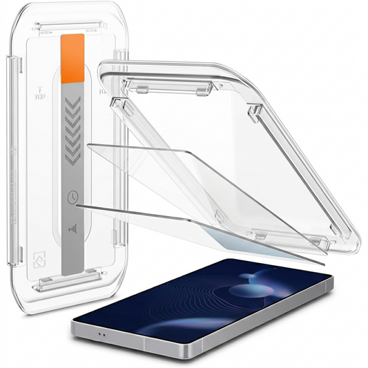 (Pack of 3) Tempered Glass Screen Protector with Installation Kit For Samsung Galaxy