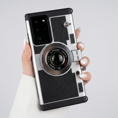 Samsung Galaxy Emily in Paris 3D Retro Camera Phone Case with Lanyard