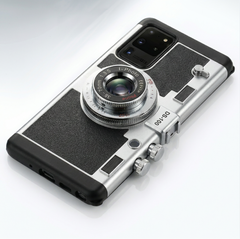 Samsung Galaxy Emily in Paris 3D Retro Camera Phone Case with Lanyard