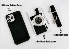 iPhone Emily in Paris 3D Retro Camera Phone Case with Lanyard