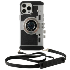 iPhone Emily in Paris 3D Retro Camera Phone Case with Lanyard
