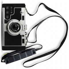 Samsung Galaxy Emily in Paris 3D Retro Camera Phone Case with Lanyard