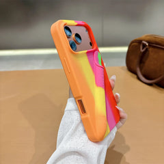 Silicone Phone Case with Hidden Compartment For iPhone