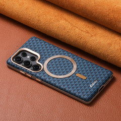 Faux Leather Magnetic Phone Case For Samsung Galaxy