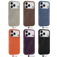 Leather Microfiber Phone Case for iPhone