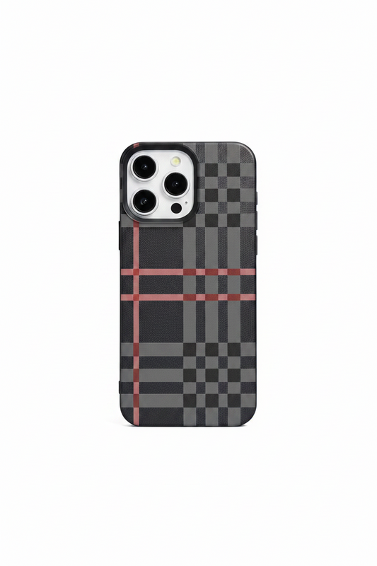 Vintage Designer Plaid Checkered iPhone Case | Aesthetic Patterned Phone  Cover