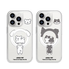 Cute Magsafe Phone Case For iPhone | Couple Phone Covers