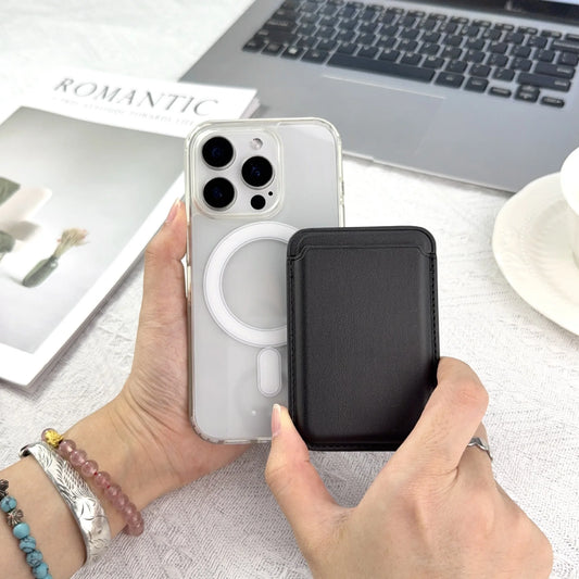 Wallet Leather Case | Magnetic Magsafe Card Holder