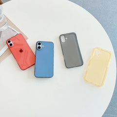 Colorful  Transparent Soft Case For iPhone