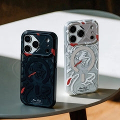 Magnetic Geometric Graffiti Case For iPhone