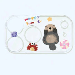 Cute Cartoon Animal Series Lens Cover for iPhone