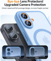Magnetic Matte Translucent Armor Shockproof Case For iPhone | MagSafe Phone Cover