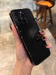 Ultra-Thin Transparent Hard Glass Case For iPhone