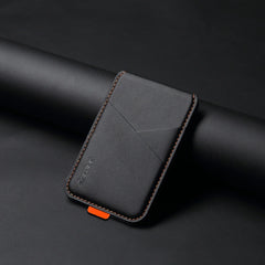Leather Magnetic Card Holder For iPhone | MagSafe Wallet