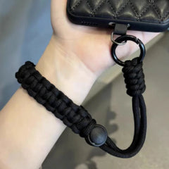 Universal Woven Phone Wrist Strap | Heavy-Duty Paracord Hand Lanyard with Secure Case Insert Tab
