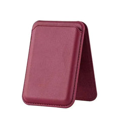 Strong Magnetic Leather Wallet With Hide Stand Case for iPhone | MagSafe Wallet