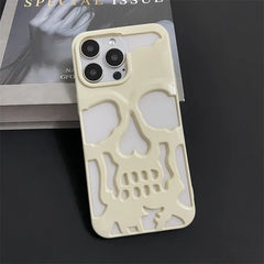 Cool Skull Ghostface Hollow Cooling Case for iPhone | Plating Finish Breathable Back Cover